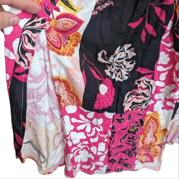 Yest Button Front Floral Midi Dress - Picture 7 of 8